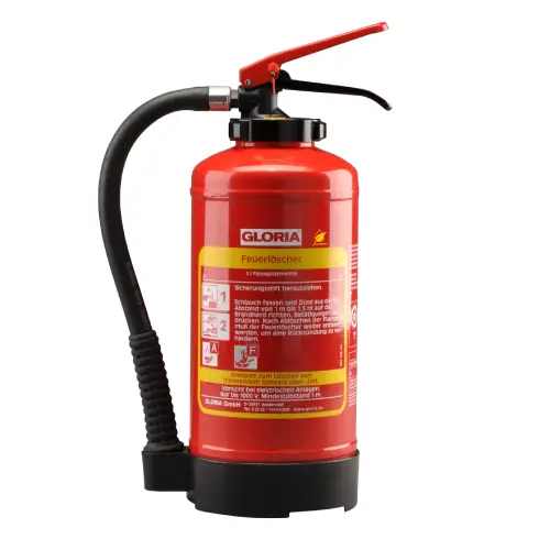 Gloria Fettbrandfeuerlöscher FA3 Easy 3 l, Aufladefeuerlöscher , flourfrei, Brandkl. 8 A 75 F m.Wandh.